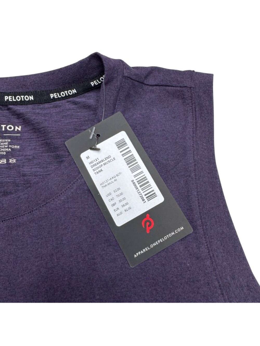 NWT Peloton Dreamblend Scoop Muscle Tank Top Women's Together We Go Far, Size M - Picture 5 of 7